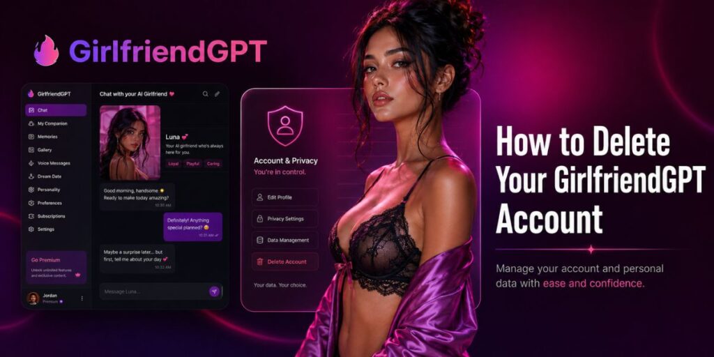 How to Delete GirlfriendGPT Account Permanently