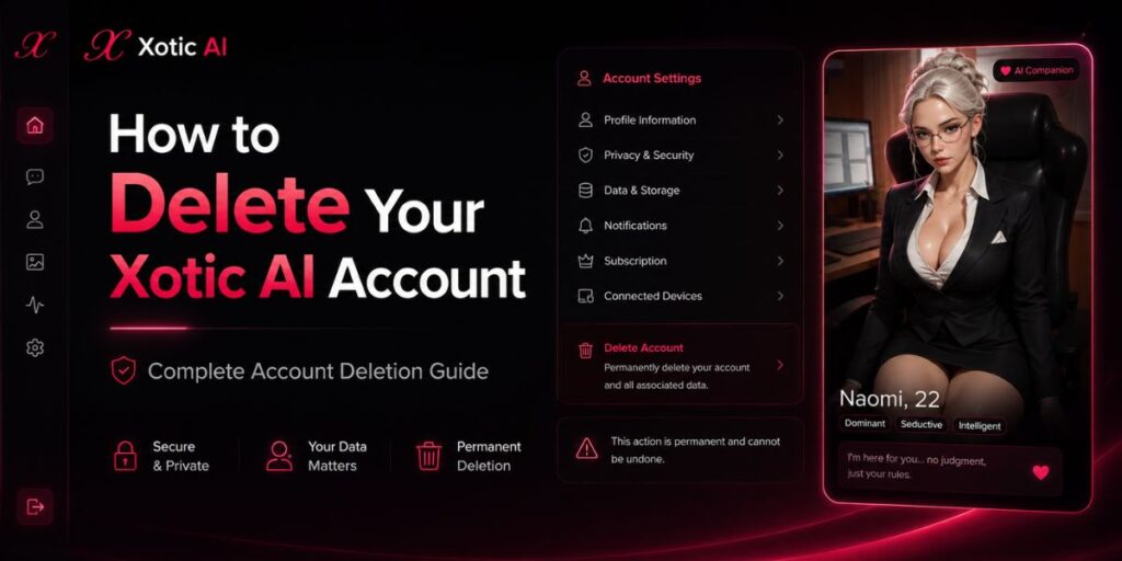 How to Delete Your Xotic AI Account Permanently