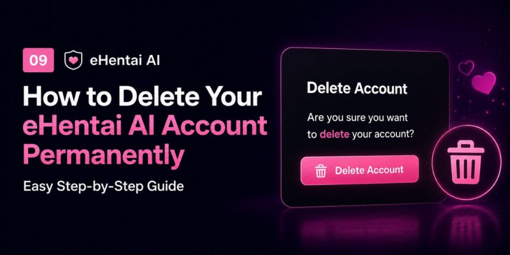 How to Delete eHentai AI Account Permanently