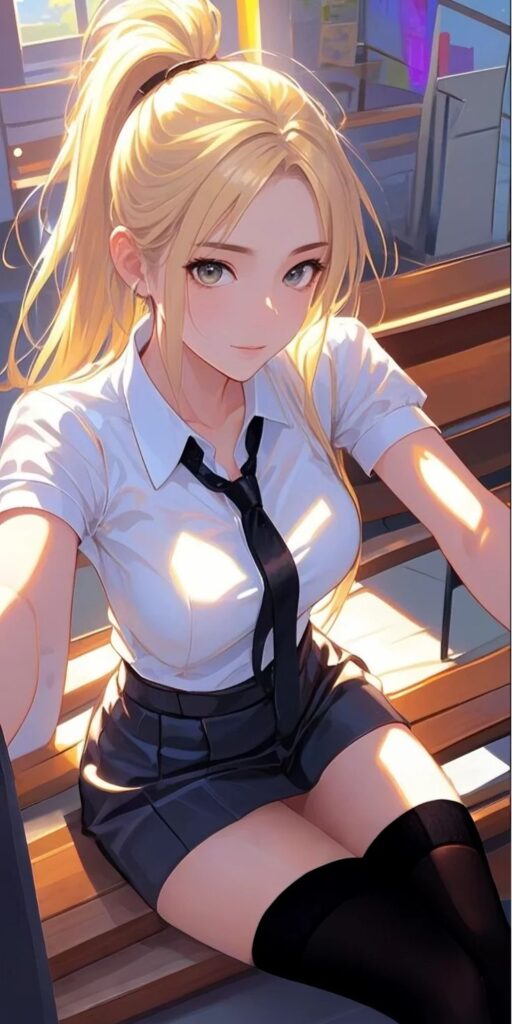 Beautiful Anime AI Girl Gallery 11