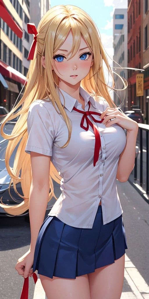 Beautiful Anime AI Girl Gallery 12