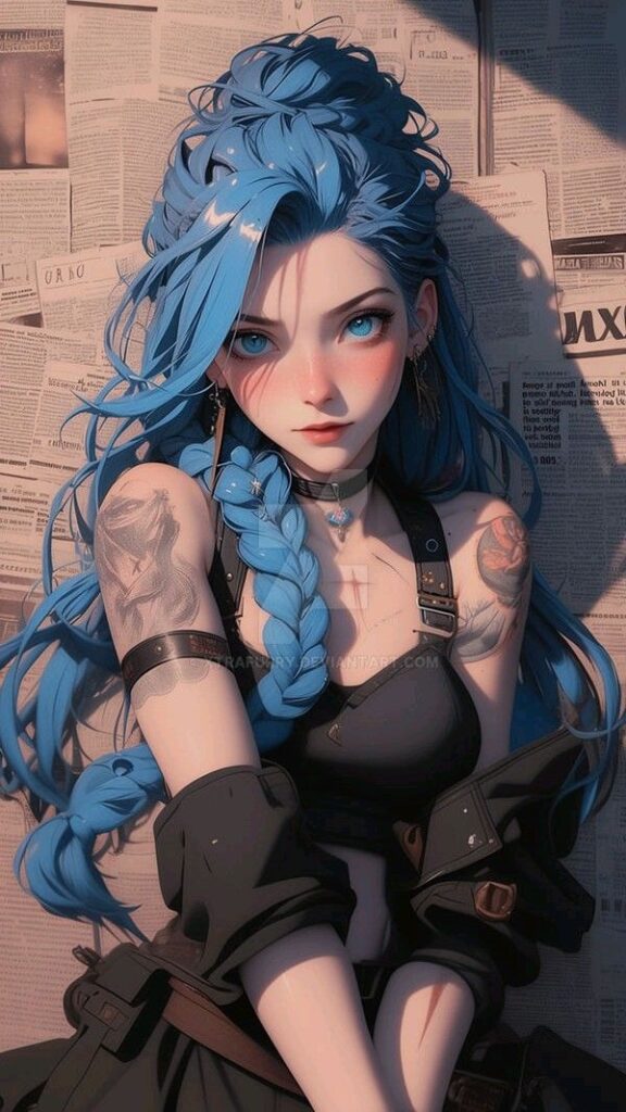 Beautiful Anime AI Girl Gallery 6