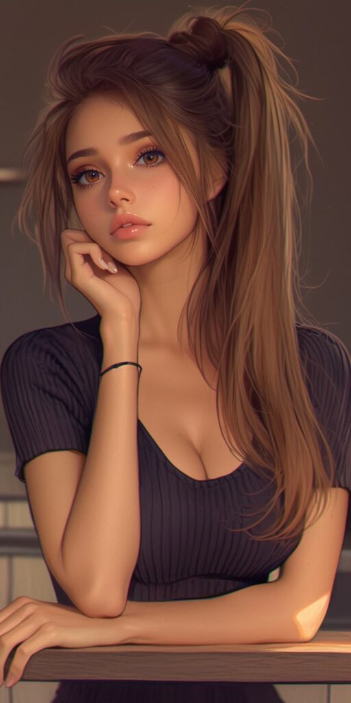 Beautiful Cute AI Girl Images 9