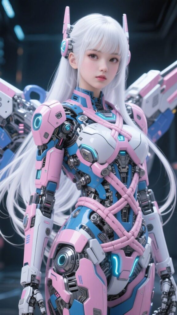 Beautiful Cyberpunk AI Girl Images 11