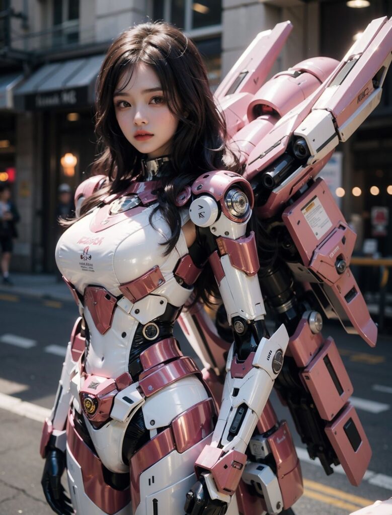 Beautiful Cyberpunk AI Girl Images 13