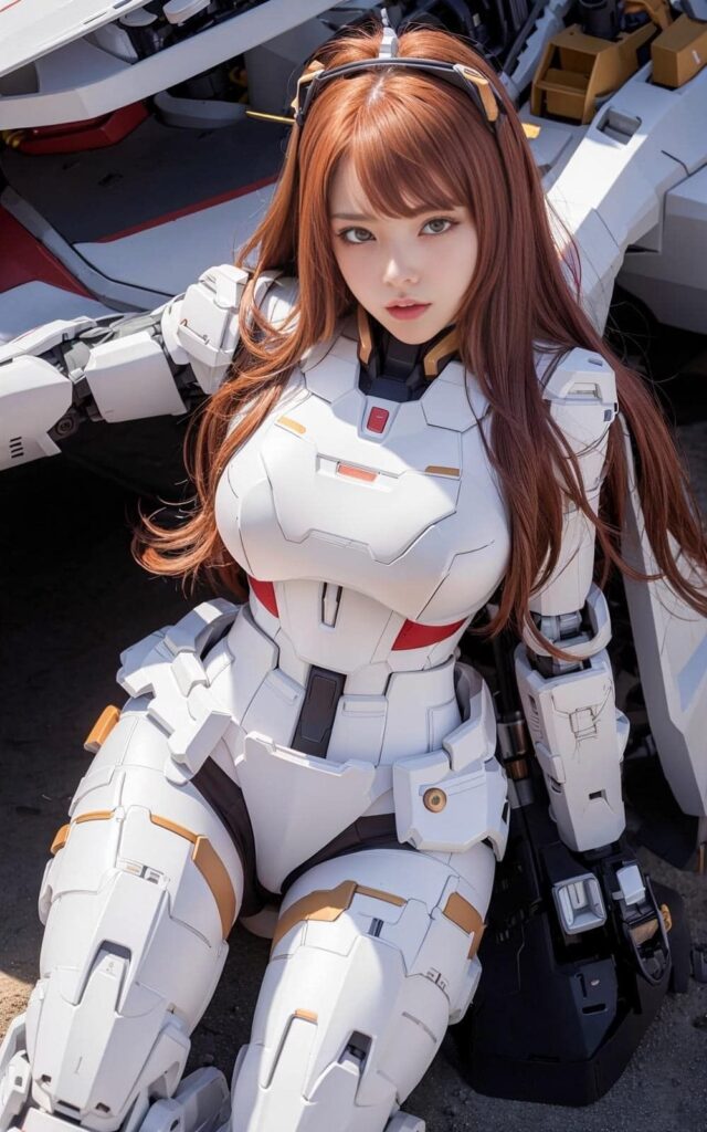 Beautiful Cyberpunk AI Girl Images 14