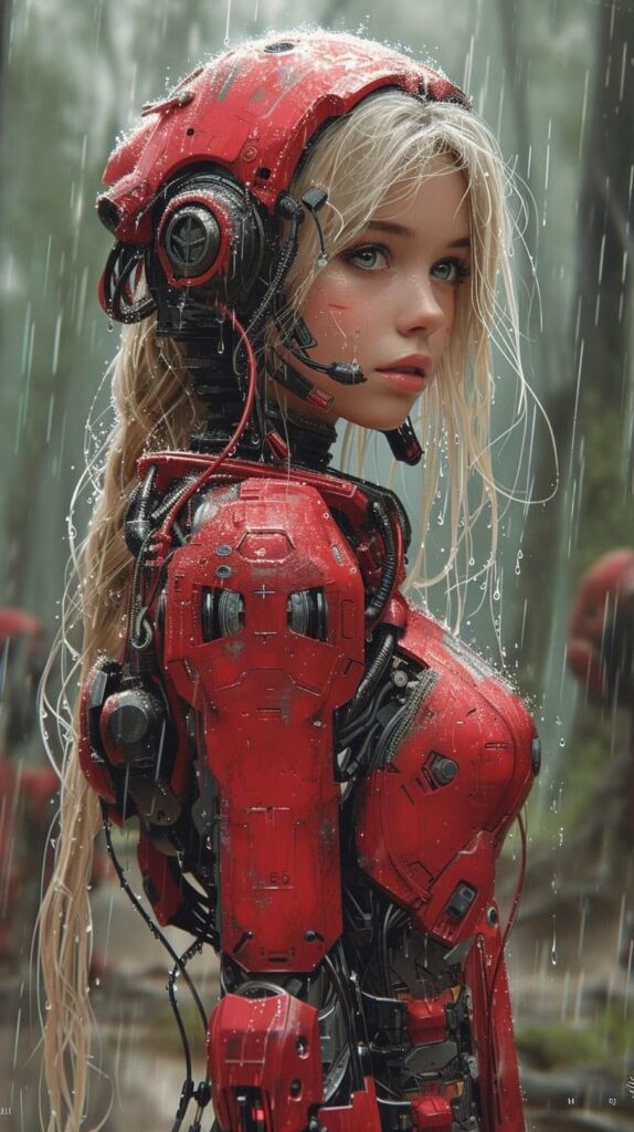 Beautiful Cyberpunk AI Girl Images 17