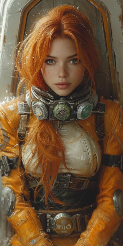 Beautiful Cyberpunk AI Girl Images 18