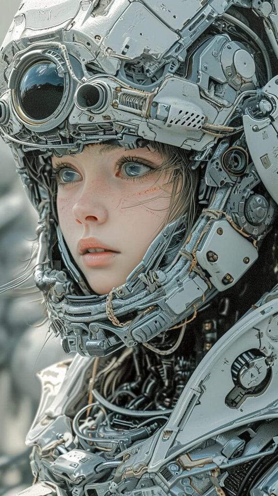 Beautiful Cyberpunk AI Girl Images 21