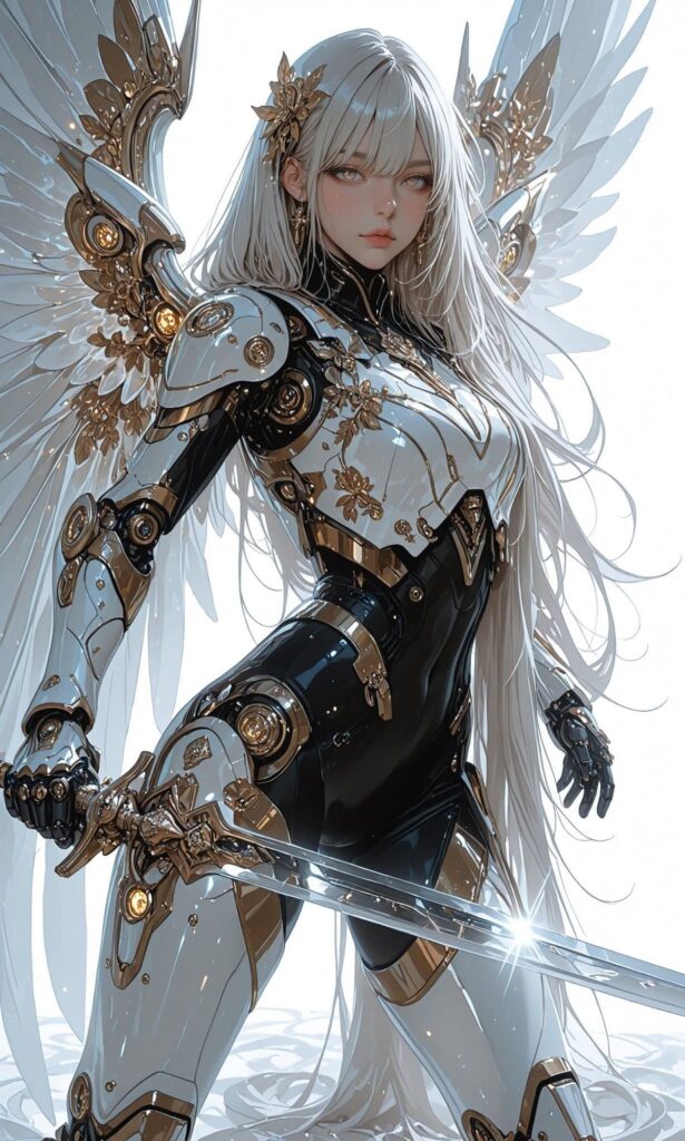 Beautiful Cyberpunk AI Girl Images 5