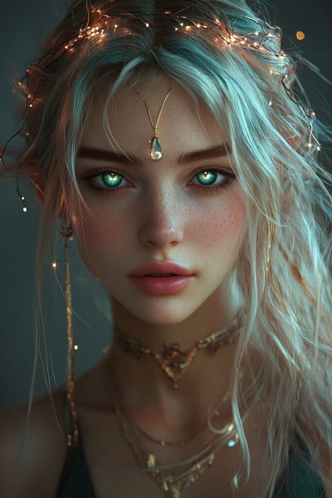 Beautiful Fantasy AI Girl Pictures 1