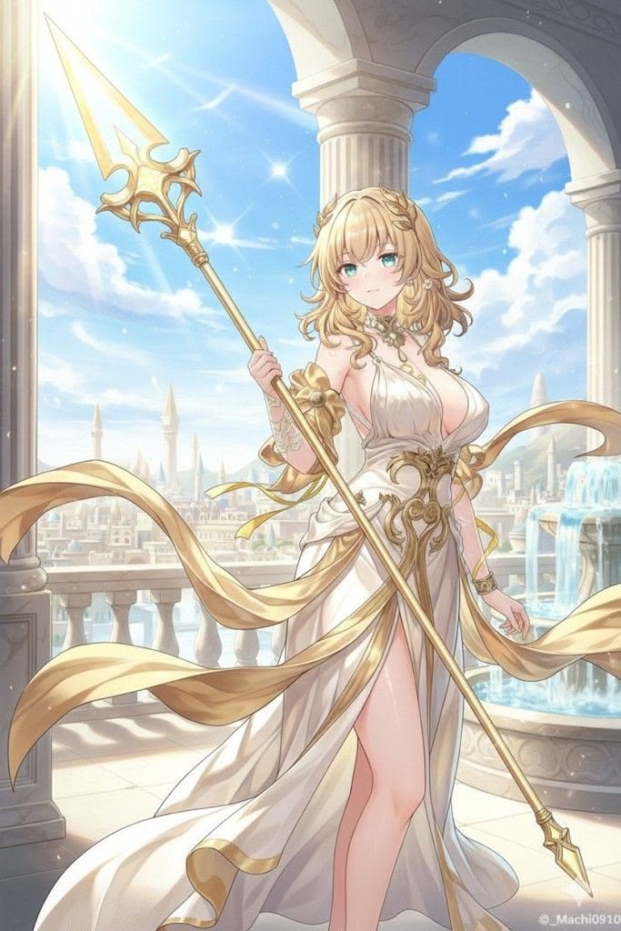 Beautiful Magical AI Girl Images 15