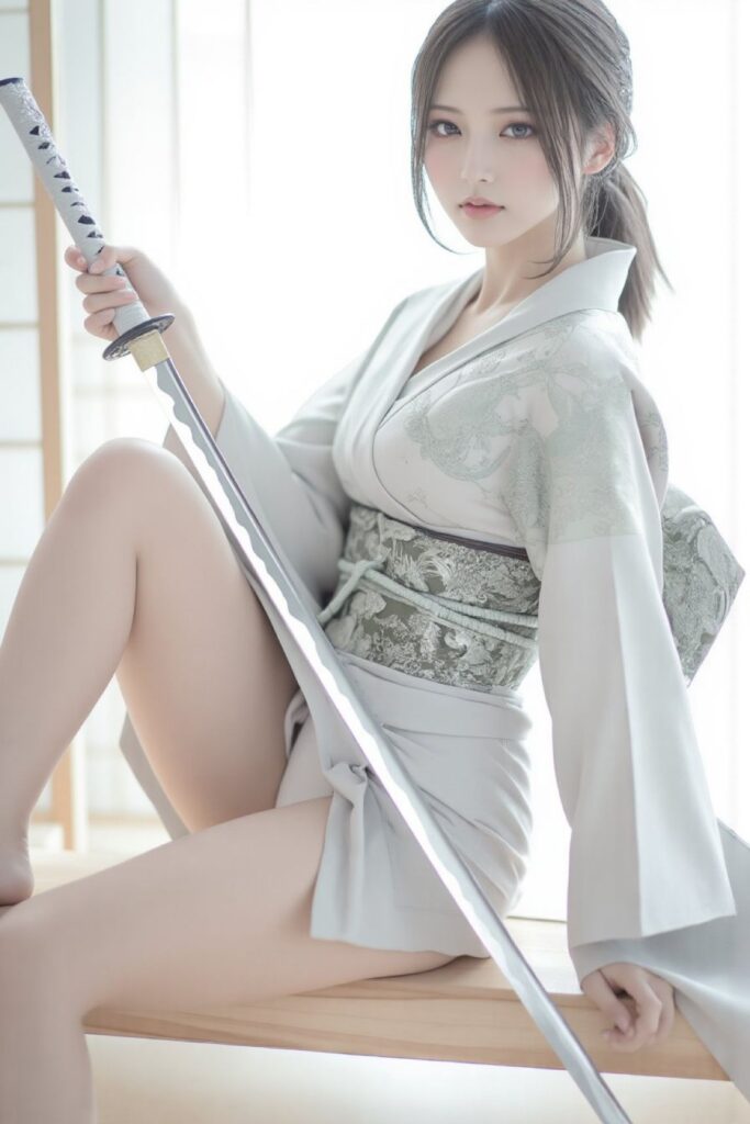 Beautiful Ninja AI Girl Images 4