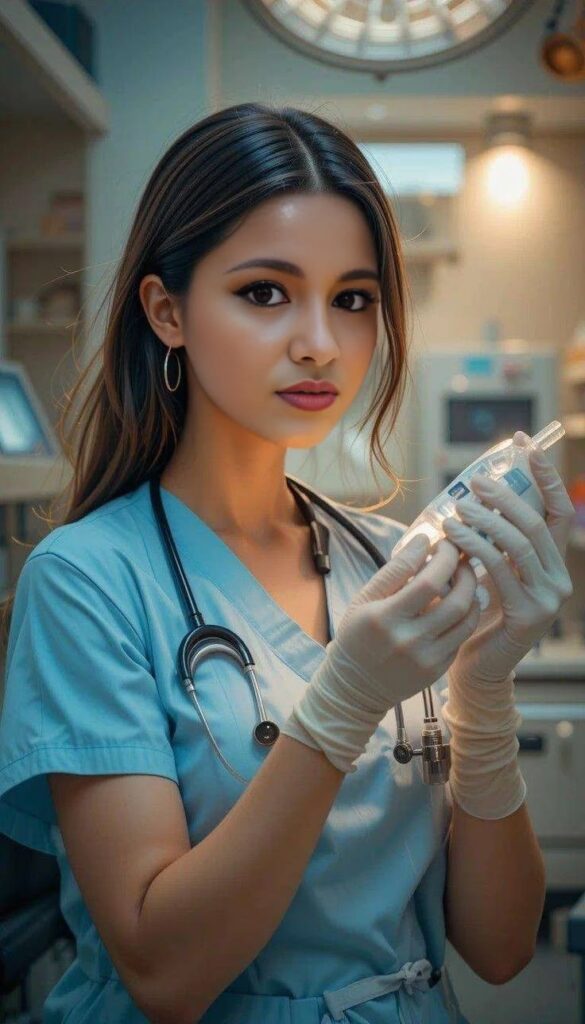Beautiful Nurse AI Girl Images 18
