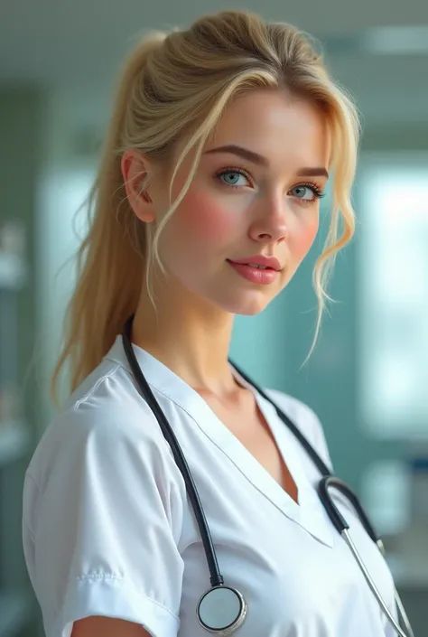 Beautiful Nurse AI Girl Images 19