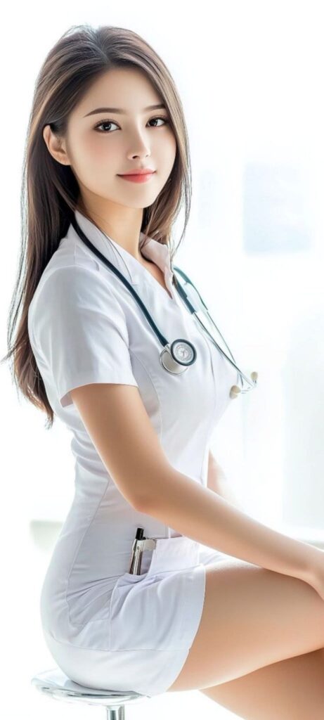 Beautiful Nurse AI Girl Images 4