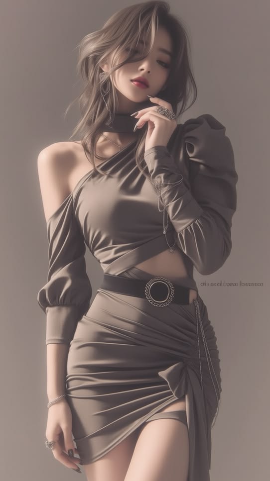 Beautiful Office Lady AI Girl Images 16