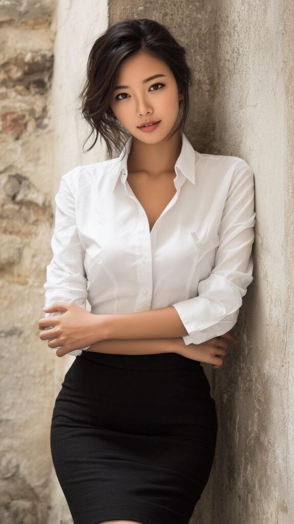 Beautiful Office Lady AI Girl Images 8