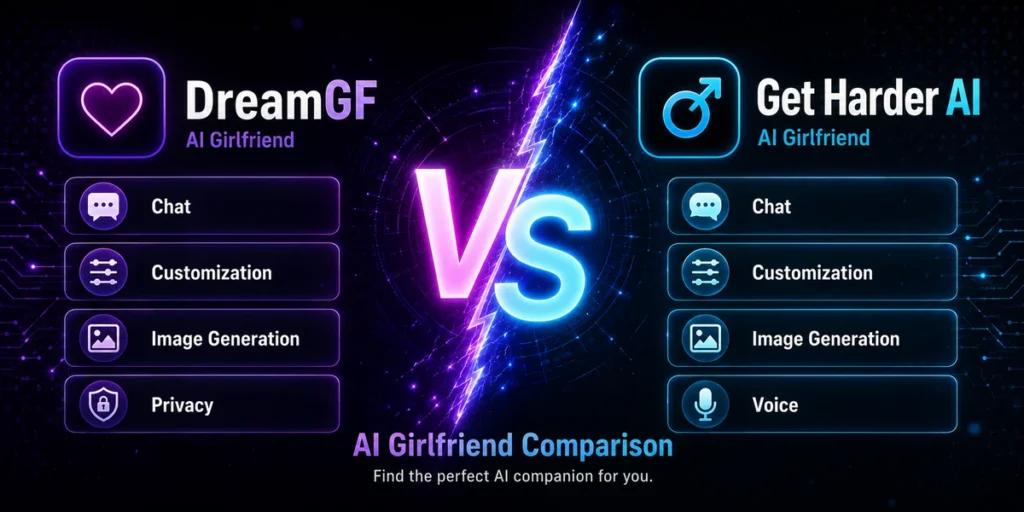 DreamGF vs Get Harder AI: Which AI Girlfriend Platform Is Better? 4 DreamGF vs Get Harder AI: Which AI Girlfriend Platform Is Better?