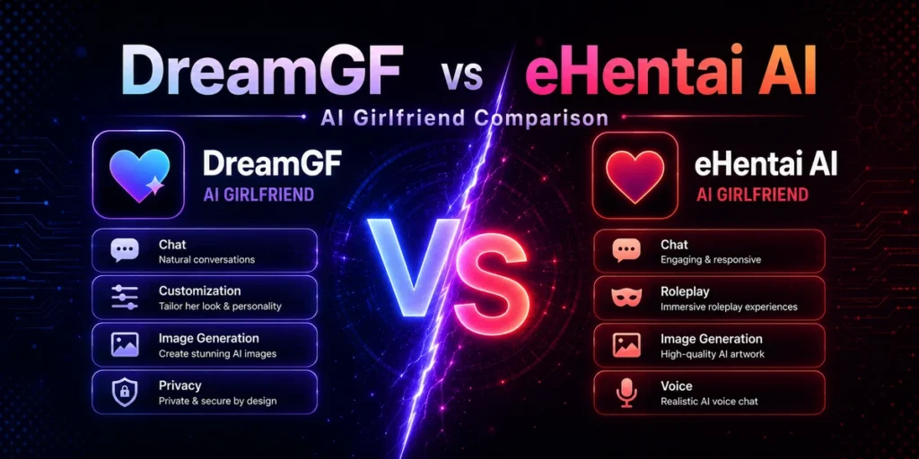 DreamGF vs eHentai AI: Which AI Girlfriend Platform Is Better? 2 DreamGF vs eHentai AI: Which AI Girlfriend Platform Is Better?