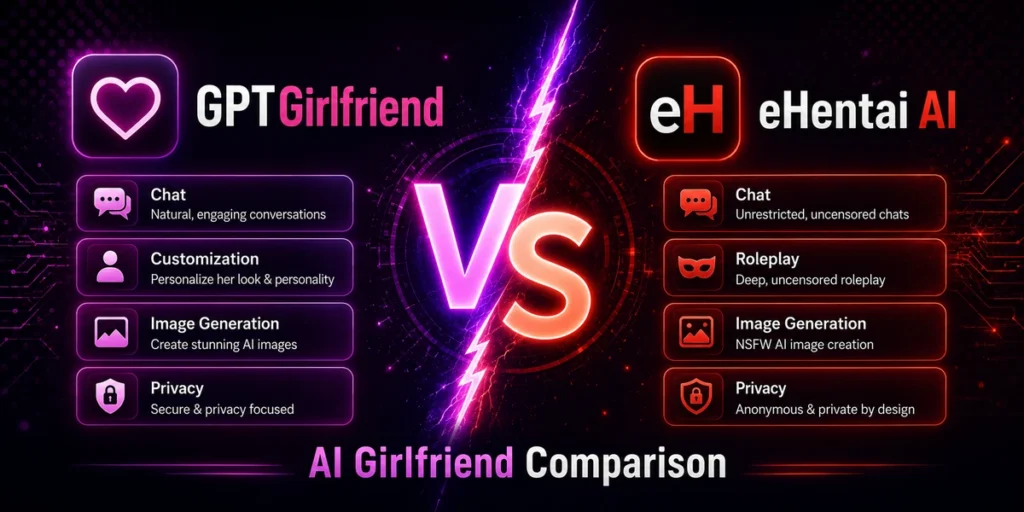 GPTGirlfriend vs eHentai AI: Which AI Girlfriend Platform Is Better? 8 GPTGirlfriend vs eHentai AI: Which AI Girlfriend Platform Is Better?