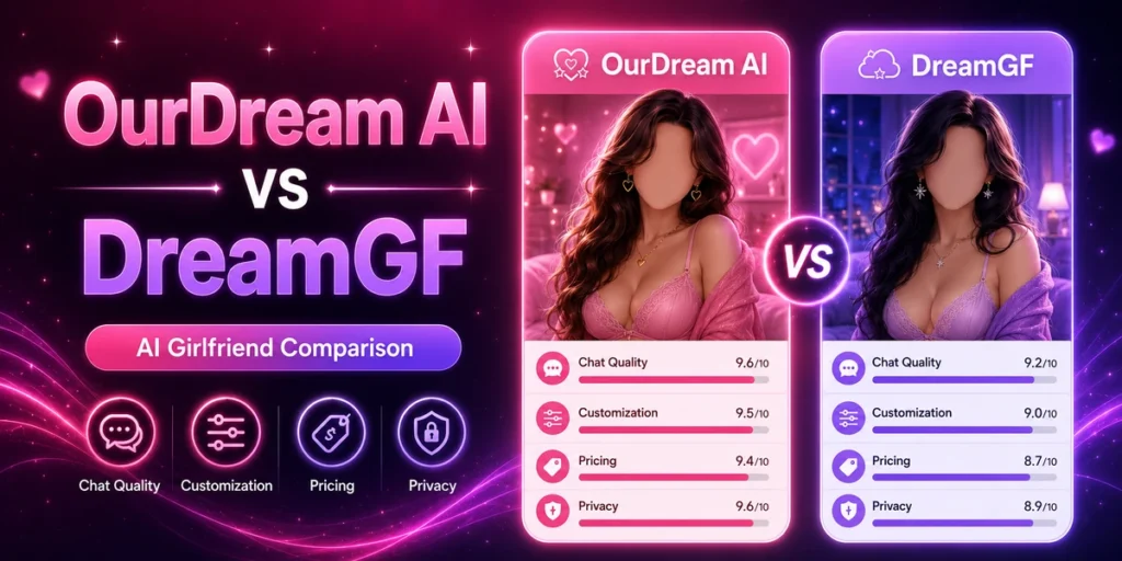 OurDream AI vs DreamGF: Which AI Girlfriend Platform Is Better? 6 OurDream AI vs GPTGirlfriend: Which AI Girlfriend Platform Is Better?