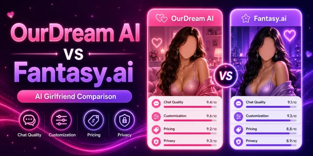 OurDream AI vs Fantasy.ai: Which AI Girlfriend Platform Is Better?