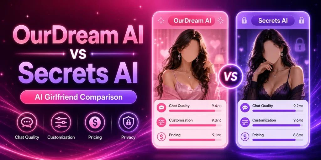 OurDream AI vs Secrets AI: Which AI Girlfriend Platform Is Better?