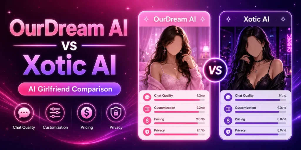 OurDream AI vs Xotic AI: Which AI Girlfriend Platform Is Better? 8 OurDream AI vs Xotic AI: Which AI Girlfriend Platform Is Better?