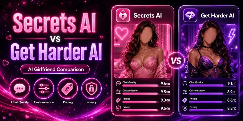 Secrets AI vs Get Harder AI: Which AI Girlfriend Platform Is Better? 6 Secrets AI vs Get Harder AI: Which AI Girlfriend Platform Is Better?