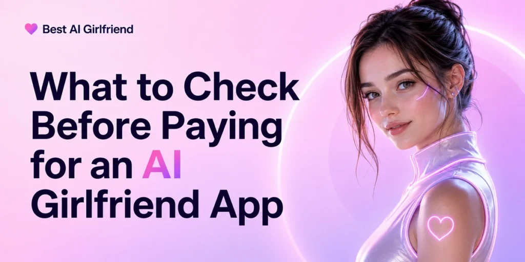 What to Check Before Paying for an AI Girlfriend App
