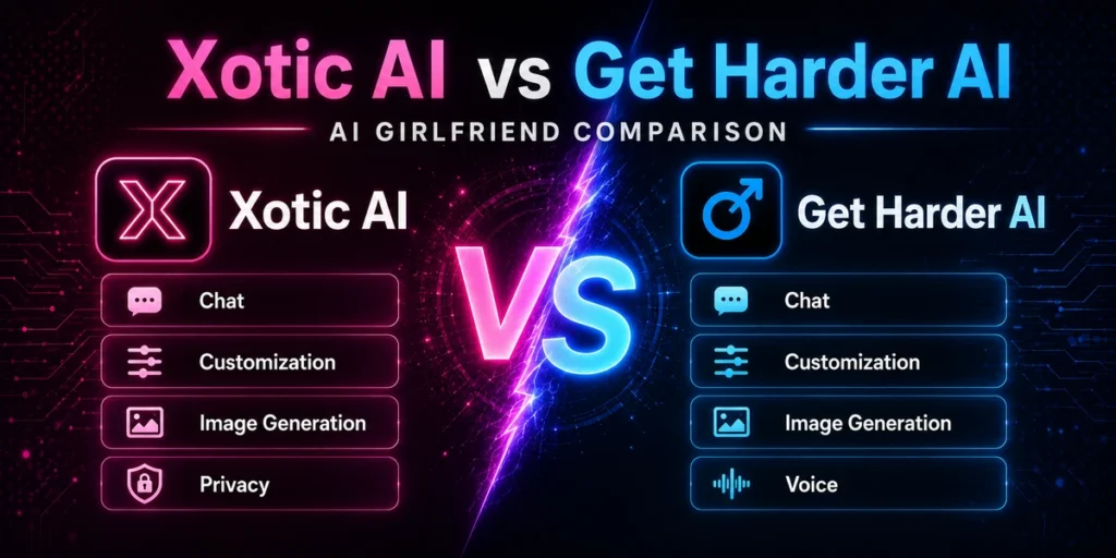 Xotic AI vs Get Harder AI: Which AI Girlfriend Platform Is Better? 5 Xotic AI vs Get Harder AI: Which AI Girlfriend Platform Is Better?